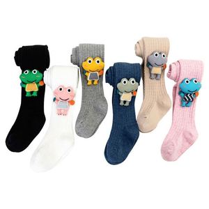 Cmax collants personnalisés à motif de poupée grenouille mignonne collants pour enfants en mélange de coton côtelé coloré pour enfants - Product Image 2