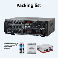 Yüksek Güçlü Stereo Ev & Araba Dış Mekan Karaoke Amfisi 12V/220V EQ Ekolayzırlı - Toptan Satış Mevcut