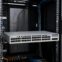 Nuevo Switch Cisco Catalyst 9200L C9200L-48T-4G-E Original de 48 Puertos de Datos 4x1G con Uplinks Fijos, Network Essentials L3 Administrado, en Stock
