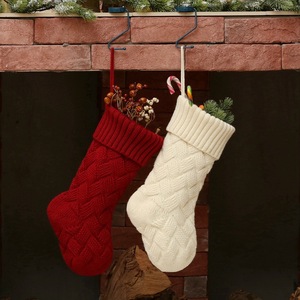 Calcetín Navideño SOLPOP, Bolsa de Regalo Tejida Personalizada con Logotipo, Adorno Decorativo para el Hogar, Calcetines de Santa Claus para Navidad - Product Image 3