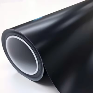 Envoltura de Vinilo para Coche Completo de TPU Negro Mate Brillante, Película Tintada Negro Piano que Cambia de Color, Vinilo Negro Satinado - Product Image 2