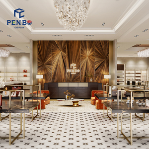ไอเดียการออกแบบร้านบูติก<span class=keywords><strong>ส</strong></span>ุดหรู ไฟ LED ร้านค้ารองเท้าและกระเป๋าที่เป็นมิตรกับ<span class=keywords><strong>ส</strong></span>ิ่งแวดล้อม ทนทาน ชั้นวางสินค้า - Product Image 3