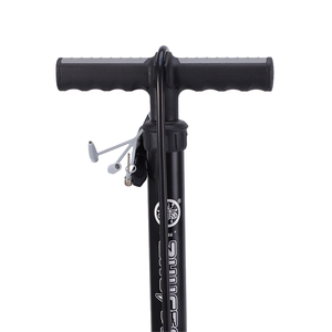 Abeille vente chaude pneu pompe à air 120psi poignée en plastique <span class=keywords><strong>acier</strong></span> léger vélo moto pneu gonfleur pompe à air au sol - Product Image 4