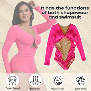 Logo personnalisé une pièce rose Plage Bikini Shapewear Maillots <span class=keywords><strong>de</strong></span> <span class=keywords><strong>bain</strong></span> Nylon Spandex <span class=keywords><strong>Maillot</strong></span> <span class=keywords><strong>de</strong></span> <span class=keywords><strong>bain</strong></span> <span class=keywords><strong>sculptant</strong></span> Shaper <span class=keywords><strong>Maillot</strong></span> <span class=keywords><strong>de</strong></span> <span class=keywords><strong>bain</strong></span> <span class=keywords><strong>de</strong></span> natation pour les femmes - Product Image 2