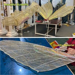 Precio al por Mayor: Pasarela Metálica LED con Forma de Mariposa, Color Blanco y Cálido, para Decoración de Techos y Escenarios de Boda - Product Image 2