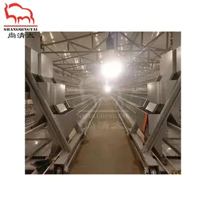 A Type Chicken Cages Egg Layer Chicken Cage Poultry Equipment Chicken Farming With Automatic Feeder