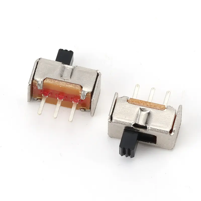 High Quality Toggle Switches Mini Vertical Slide Switch 3pin 1P2T for Small Power Electronic Toys