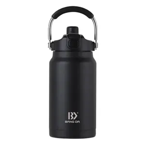 Wholesale Customized Seller Metal Insulated Half Gallon Double Wall Vacuum 18/8 Stainless Steel Drinking Bottle