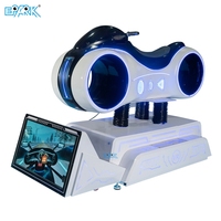 Machine de course moto VR commerciale, simulateur de moto en réalité virtuelle immersif pour les centres de divertissement familial et les lieux de divertissement intérieurs