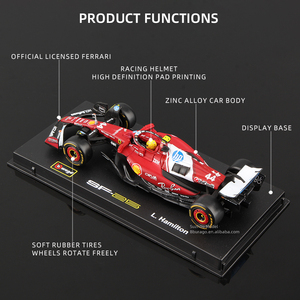 Bburago 1:43 F1 2025 Coche de Carreras de Aleación Fundido a Presión con Vitrina Acrílica y Figura de Piloto, Juguete Coleccionable para Mayores de 14 Años - Product Image 2