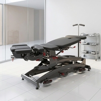 Table de chiropratique électrique de luxe |   Lit de décompression vertébrale à sections réglables en 3D, inclinaison électrique, capacité de charge de 150 kg