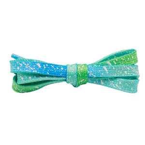 Nuovi Lacci per Scarpe Fluorescenti con Effetto Splash-ink in 8 Colori, Larghezza 8mm, Lunghezza 120-160cm, Lacci Piatti Stampati per Sneakers - Product Image 5