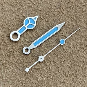 Nuevos accesorios y piezas de reloj OEM, manecillas luminosas verdes con bordes negros compatibles con movimiento automático NH35 NH36 <span class=keywords><strong>4R</strong></span> 7S - Product Image 4