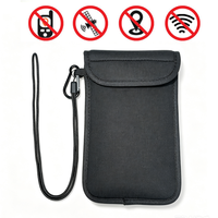 Pochette de protection anti-espionnage pour la protection de la vie privée contre les signaux GPS, WiFi et RF, pour conférences, anti-pistage, blocage des signaux, étui pour téléphone, sac de protection Faraday