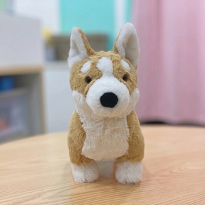 Jellcatt UK Lindo Peluche de Corgi Galés, Juguete de Peluche Suave, Muñeco de <span class=keywords><strong>Perro</strong></span>, Regalo de Acción de Gracias y Navidad - Product Image 1