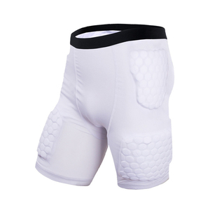 Shorts de compression rembourrés pour jeunes et adultes Youngsonsports Ultimate Impact Protection, avec noyau en nid d'abeille, pour le football et le rugby, flexibles et ergonomiques - Product Image 4