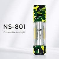 Lampe torche LED rechargeable USB Type-C étanche IP55 avec laser, construction en ABS et aluminium, lumière puissante pour le camping