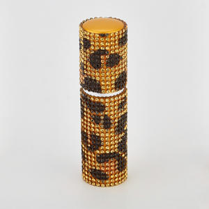 Botella de Perfume de Aluminio de 10 ml Decorada con Diamantes de Imitación, Diseño Creativo, Envase Recargable para Líquidos Cosméticos, Regalo - Product Image 3