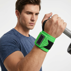 Sangle de soutien du poignet unisexe à double couche, respirante, légère et antidérapante pour la musculation et l'entraînement en salle de sport - Product Image 1