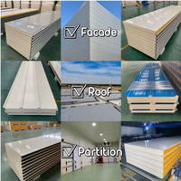 Fabricant 20mm 30mm 40mm 50mm Panneaux sandwich en polyuréthane pour maison conteneur Panneau sandwich pour mur de toit