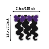 Vente en gros de breloques de chaussures en pvc, sèche-cheveux en caoutchouc souple, série de coiffure, décorations de boucles de créateur pour chaussures et sabots