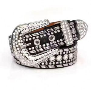 Cinturón de Moda Unisex de Alta Calidad con Hebilla de Aleación y Diseño de Calavera, Estilo Vaquero Occidental, con Logotipo Personalizado - Product Image 3