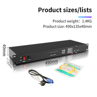 AICPOSE Extension Réseau 8 Voies avec 8x512 4096 Canaux Artnet vers DMX pour Solution de Contrôle d'Éclairage Scénique DJ