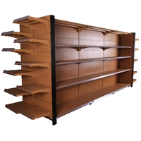Présentoir de Super marché en bois, étagère Gondola pour magasin de pratiques, nouveauté