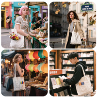 Sac fourre-tout pliable en toile non tissée personnalisé, motif dessin animé, taille moyenne, marque Yulong, origine Sichuan, modèle sacs à main