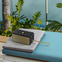 Haut-parleur sans fil étanche Marshall Retro 2.1 canaux 20W avec batterie rechargeable USB, audio surround/stéréo et lecteur de carte mémoire