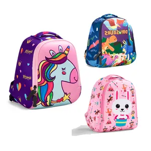 Vente en gros en stock sac à dos dessin animé animal mignon en néoprène pour enfants maternelle sacs d'école mode coréenne pour filles