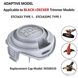90588530 RSBD-01 HDL Cubierta de Repuesto para Cabezal de Recortadora de Alta Resistencia Naranja DECKER STC5433 Tipo 1 STC5433PC Tipo 1 1 Año - Product Image 4