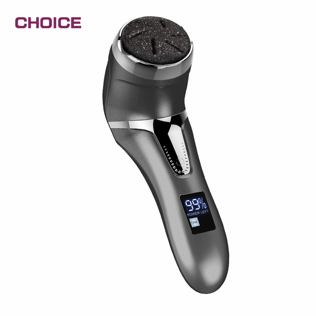 Private Label Professional Rechargeable Cordless Pedicure Foot Grinder Rasp Vacuum Electric Foot Callus Remover File