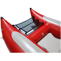 Bote Inflable de PVC Tipo Catamarán, Cataraft, Bote de Rafting para 2 Personas para Deriva
