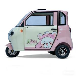 2026 Wholesale Electric <strong>Tricycle</strong> Mini 3-seater <strong>Adult</strong> New Energy Closed Body Vehicle for Rural Roads - Product Image 3