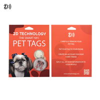 Etiqueta NFC Personalizada para Mascotas con Paquete NXP NTAG 213, Código QR, Llavero NFC para Mascotas con Identificación para Rastreo de Mascotas