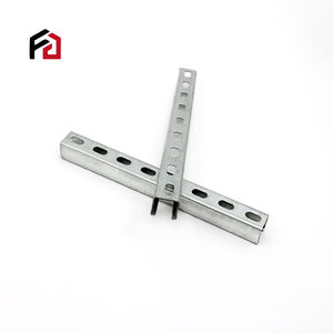 <span class=keywords><strong>Rail</strong></span> de jambe de force fendu en métal à canal 41/41 C pré-<span class=keywords><strong>galvanisé</strong></span> bon marché pour le service de traitement de coupe Standard solaire photovoltaïque AISI - Product Image 3