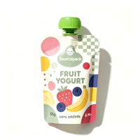 Pochettes à bec verseur pour bébé, qualité alimentaire, format stand-up, pour collations liquides, smoothies et boissons – Emballage sain pour un style de vie équilibré