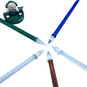 Surtido de Bolígrafos de Vidrio Sólido Delgados, Colores Sólidos Transparentes, Bolígrafo Delgado y Aerodinámico con Logotipo Personalizado para Estudiantes - Product Image 3