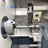 Tour CNC, petite machine-outil à tour à lit incliné horizontal à tourelle pour le tournage et le fraisage efficaces de pièces métalliques