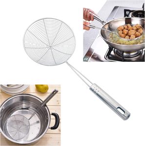 Louche et passoire en maille d'acier inoxydable pour cuisine, passoire en filet argenté pour usage domestique - Product Image 3