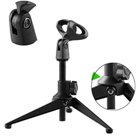Accessoires de microphone de support de trépied de microphone d'ABS + en métal Offre Spéciale d'usine pour le jeu de streaming en direct d'ordinateur de YouTube