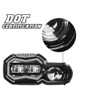 Phare de moto LED approuvé e-mark <span class=keywords><strong>F700</strong></span> F800 <span class=keywords><strong>GS</strong></span> LED assemblage de remplacement avec Halo intégré EMC pour BMW - Product Image 2