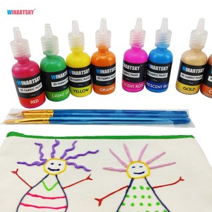 <span class=keywords><strong>Peinture</strong></span> textile 3D Winartsky, 12 couleurs, paillettes et couleurs métalliques, <span class=keywords><strong>peinture</strong></span> acrylique certifiée ASTM pour toile et textile - Product Image 5