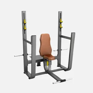 健身器材健身三向商用下蹲架杠铃臂杆倾斜锻炼重量坐式压力台F51