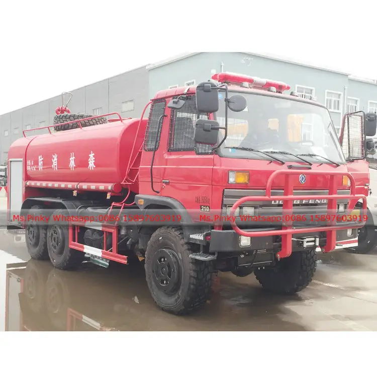 Allradantrieb Off Road 6x6 Feuerlösch wasser Bowser Truck Export in die Mongolei Rufen Sie WhatsApp 86 15897603919 an