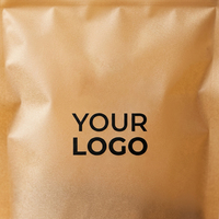 Bolsa de Plástico Moderna con Cierre Deslizante Mate y Logotipo Personalizado, Bolsa de Envío para Ropa Urbana Moderna