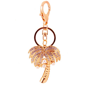 <span class=keywords><strong>Cocotier</strong></span> cristal perle porte-clés couleur <span class=keywords><strong>dorée</strong></span> porte-clés femme sac pendentif Souvenir cadeau Hawaii <span class=keywords><strong>plage</strong></span> - Product Image 5