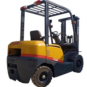 Oferta Especial: Montacargas Diésel TCM Usado Original de Japón, 2.5 Toneladas, Modelo FD25, Capacidad de Elevación 2500kg, Altura de Elevación 3m, Neumáticos Neumáticos, Desplazador Lateral Hidráulico, Dos Unidades - Product Image 1