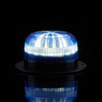 Senken Bleu Transparence Lentille Mini LED Stroboscopique Balise Rotative Lumière Pour Voiture D'urgence